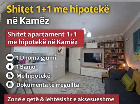 Appartamento 1+1 con ipoteca in vendita a Kamez