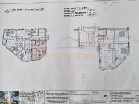 Vendita, Appartamento 2+1, scuola Mihal Grameno