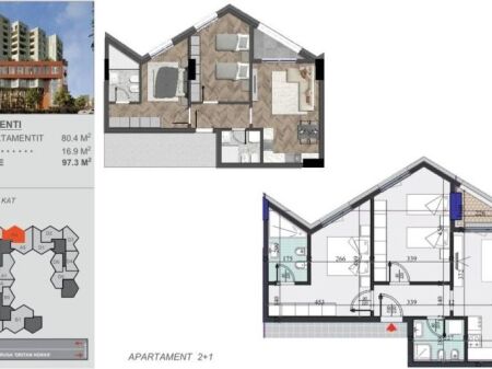 VENDESI APPARTAMENTO 2+1+2 PRESSO COLONNADE RESIDENCE