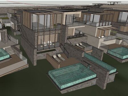  Villa Twin su 3 Piani con Piscina – Green Coast 2, Palasë