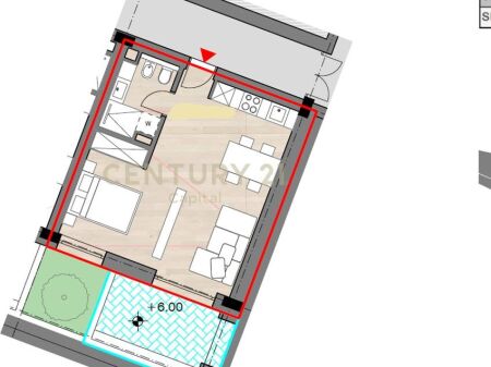 PREMIUM STUDIO APARTMENT WITH SEA VIEW AT FOLIE VILLAGE, JALË!