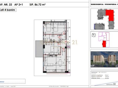 VENDESI APPARTAMENTO 2+1 VICINO AL LAGO DI PASKUQANI