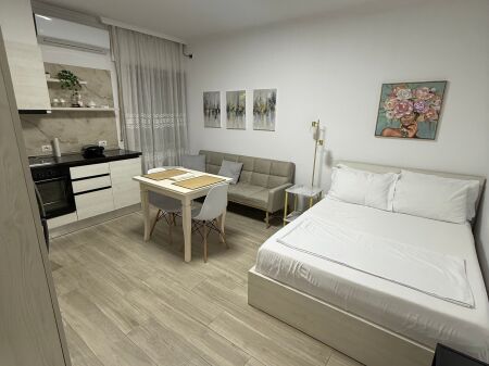 Skenderbej square studio apartment for rent 450 euro