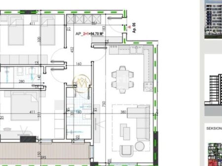 Vendita | Appartamento 2 + 1 | Comune di Kamëz | 91155 €