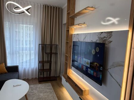 Apartment 1+1 for rent, super invested, at Kadiu residence, Ali Demi!