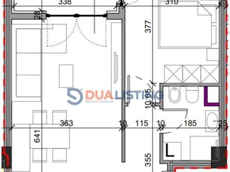 Shitet Apartament 1+1– Aluna 2, Paskuqan