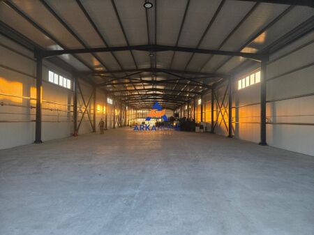 CAPANNONE INDUSTRIALE "BUDULL, FUSHË PREZË" IN AFFITTO 2790 EURO (PER OGNI PARTE DEL CAPANNONE)