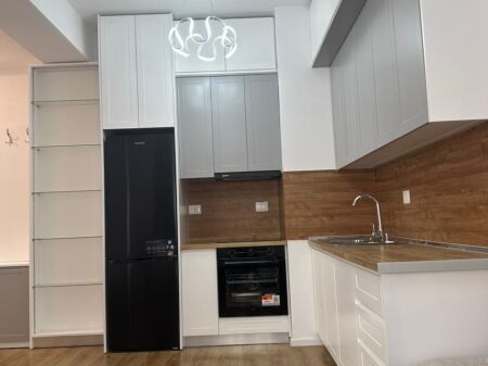 Jepet me qera Apartamenti 1+1 , Ali Dem perballe Mandalemit tek Rezidenca Kadiu 450 mije leke
