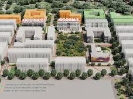 SHITET, APARTAMENT 1+1, UNIVERS CITY, TIRANË(530581007-124)