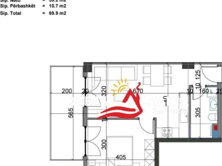 Apartamente 1+1 ne shitje te Viva Residence prane Globe, Tirane (ID 41111531)