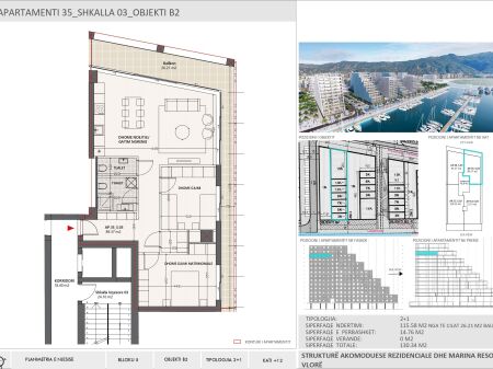 Appartamento 2+1 In Vendita Vlora Marina (Lungomare)