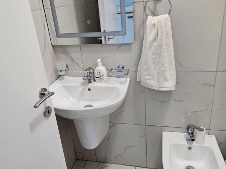 2+1,furnished henke residence, opposite the American hospital 3,700 euro