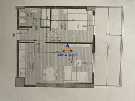FOR SALE APARTMENT 1+1+ BALCONY "FUSHA E AVIACIONIT" 128,340 EURO