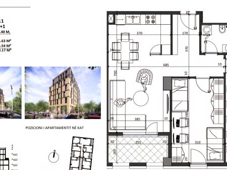 FOR SALE 2+1 APARTMENT IN KAMEZ