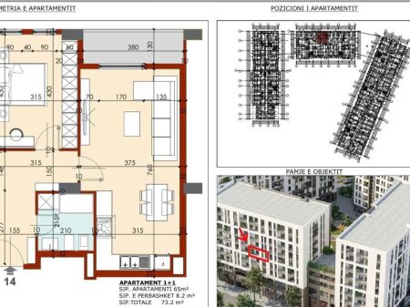Apartment 1+1 for saleDibres Street, opposite police station no. 4 (complex under construction)