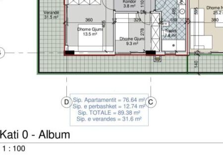 Apartament 2+1 në shitje, Porto Lalzi