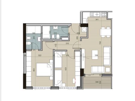 Apartament ne shitje 2+1+2