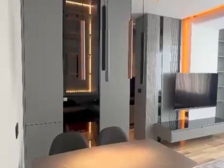  Apartament 1+1 me post parkimi me qira – pranë Air Albania Stadium