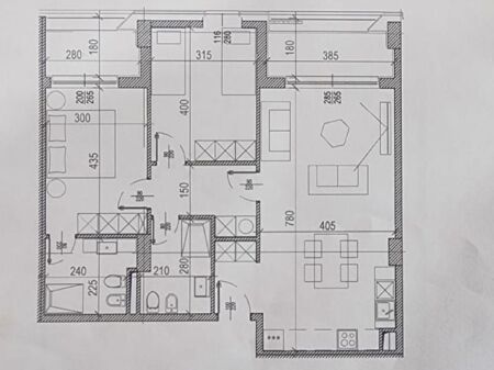Shitet apartament 2+1 – Riverside 1, Rruga Javer Malo