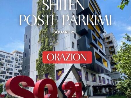Parking Spots for Sale Opportunity Square 21, Tirana