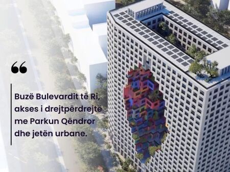  SHITET APARTAMENT ELITAR 2+1 – Tirana Boulevard, Bulevardi i Ri 