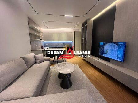 Apartment 1+1 for rent at Erli-D Residence, Former Porcelain, Tirana (ID 42111211)