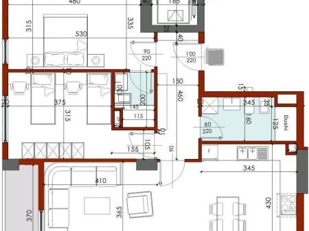 Apartament Ne Shitje 2+1 ne Kinostudio (ID B120821) Tirane