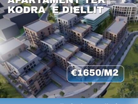 Shitet apartament 2+1+2 Kodra e Diellit