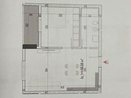 APARTAMENT NE SHITJE 1+1 NE PASKUQAN