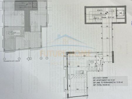 For sale, Apartment 1+1, Barrikadave Street, Tirana.