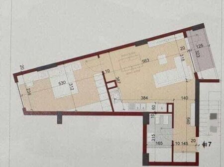 Apartament Ne Shitje 1+1 ne Kinostudio (ID B110553) Tirane