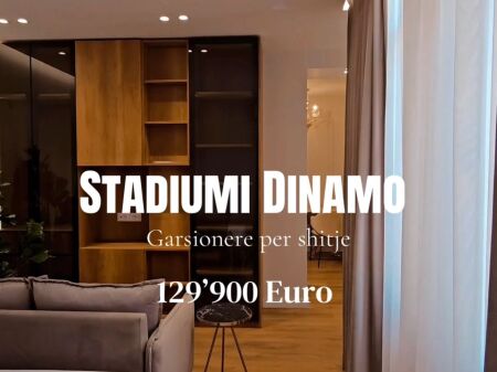 🏡 Studio / Apartament luksoz për shitje – pranë Stadiumi Dinamo