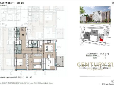 FOR SALE APARTMENT 2+1+2 WITH PARKING SPACE AT ASL COMPLEX FORMER PROFARMA IN XHAMLLIK