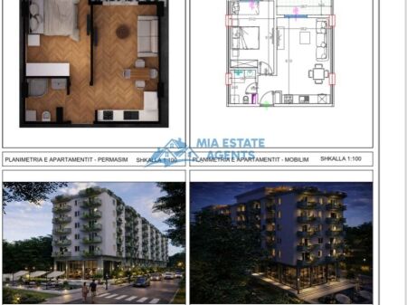 Apartment 1+1 for sale at ERDIAR Residence!!!