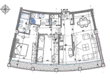 UFFICIO IN AFFITTO 130 M2 VISTA LAGO 1.200 EURO FH-66044