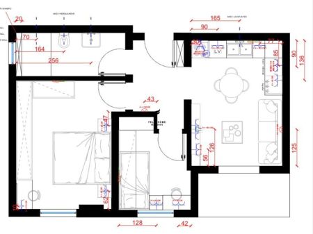 FOR SALE APARTMENT 2+1 KAVAJES STREET 165,000 EURO FH-66042
