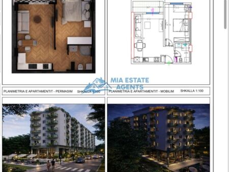 Apartment 1+1 for sale at ERDIAR Residence!!