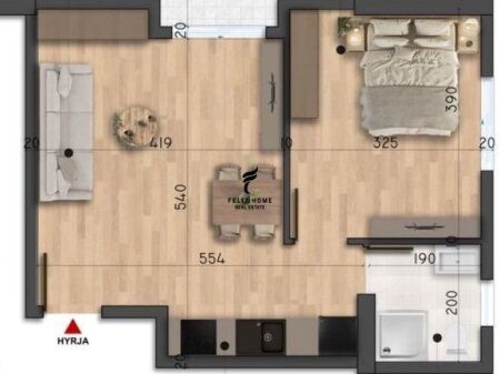 FOR SALE APARTMENT 1+1 MALI ROBIT DURRES 65,000 EURO FH-66157