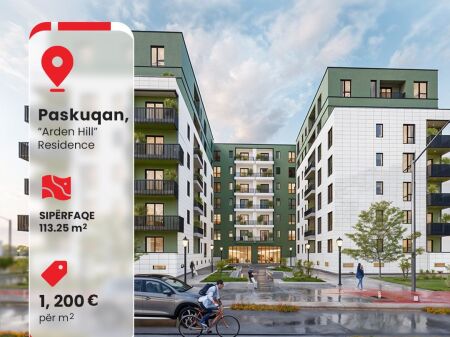 Apartment 2+1 for sale, Paskuqan