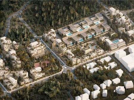  Apartment 1+1 with yard for sale at Square Village Dhermi