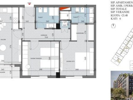 For sale, 2+1 apartment, Diellon complex, Paskuqan