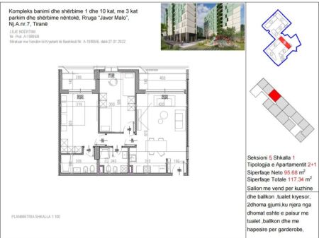 Apartment at RiverSide Residence 199,000 € 