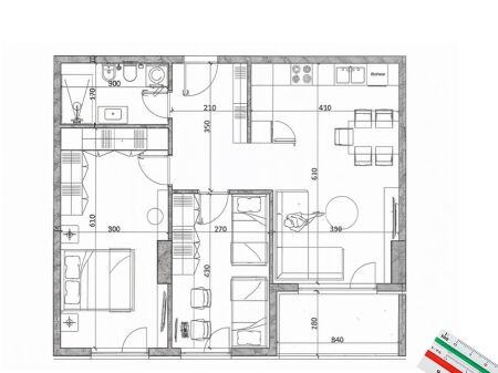 Apartment 2+1 for sale, Venatino Complex 4, Kamez