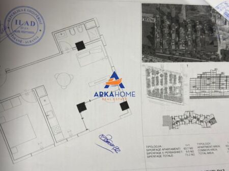 SHITET APARTAMENT 1+1 "RIVER PARK RESIDENCE" 79000 EURO