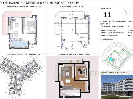 VIKTORI LUXURY APARTMENTS, QERRET ! 121,437 € Sip. Totale  84m2  Sip. e brendshme  72m2