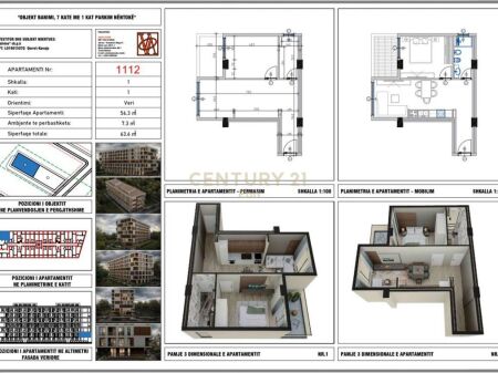 We sell a 1+1 apartment in the "Vista Mare" Residence, Qerret – Payment in Installments!