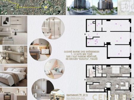 Vendiamo appartamento 2+1+2 a Don Bosko, Via "Egnatia", con una superficie totale di 107 m2 e una superficie netta di 92,36 m2. L'appartamento si trova in un edificio appena completato, costruito con qualità contemporanea. Organizzazione: - Soggiorno - Camera matrimoniale con bagno - Camera senza bagno - Bagno comune - Balcone Per ulteriori informazioni contattaci.