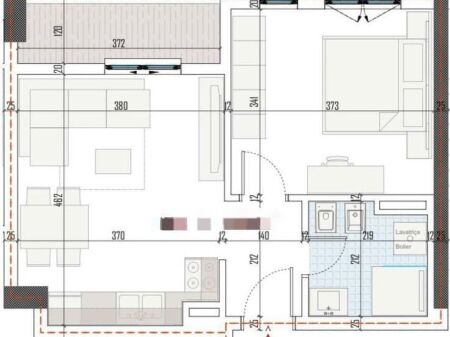 Apartament Ne Shitje 1+1 Ne Paskuqan (ID B110562) Tirane