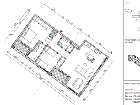 Appartamento 2+1 in vendita presso la residenza Oxa