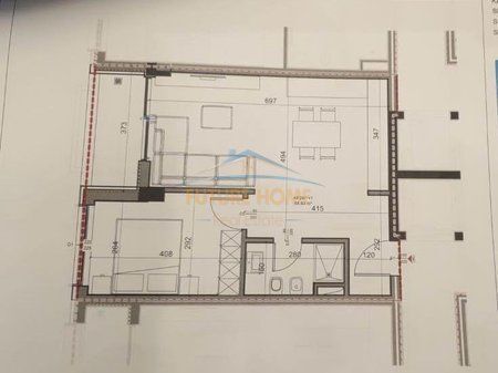 Sale, Apartment 1+1+Parking space, New Bazaar, Tirana.